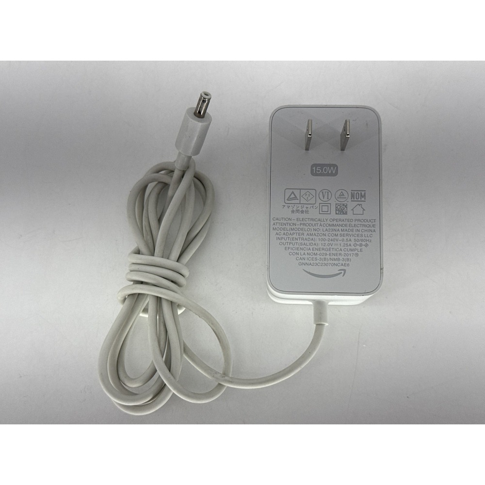 Amazon 15W AC LA23NA Adapter Charger 5V 2A White Power Supply UL Listed Wall HDX